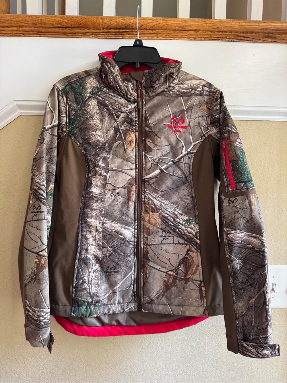 Realtree Camo Utility Jacket with Pink Accents